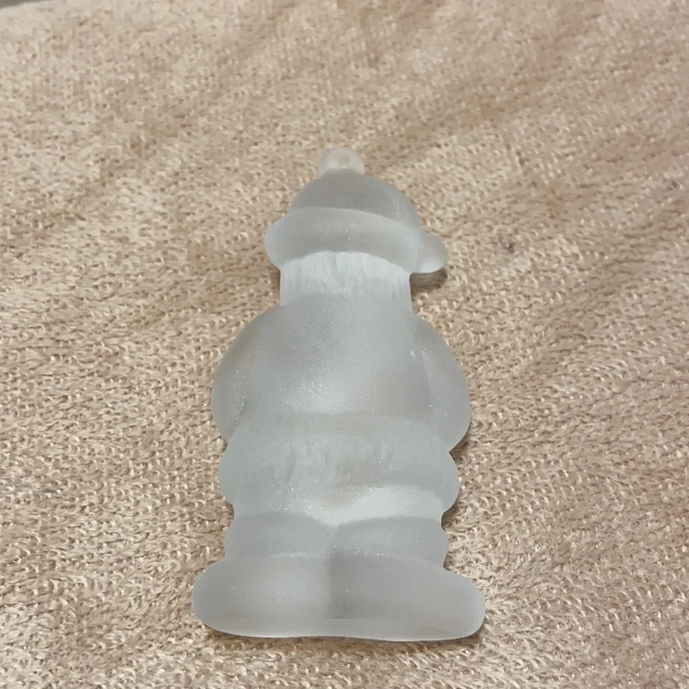 Goebel annual crystal glass ornament First edition Santa 1979